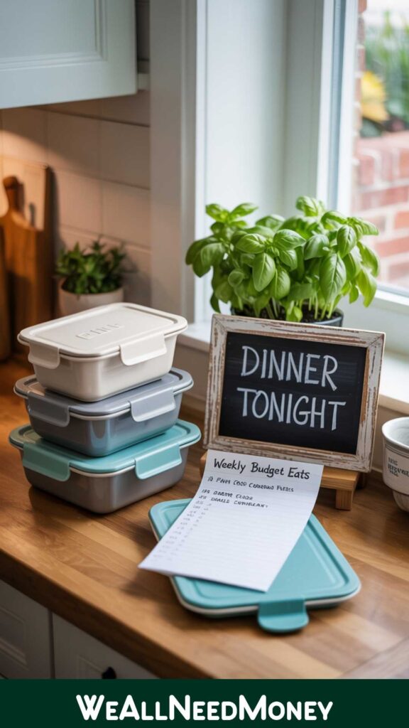 Meal planning for budgeting tips for parents