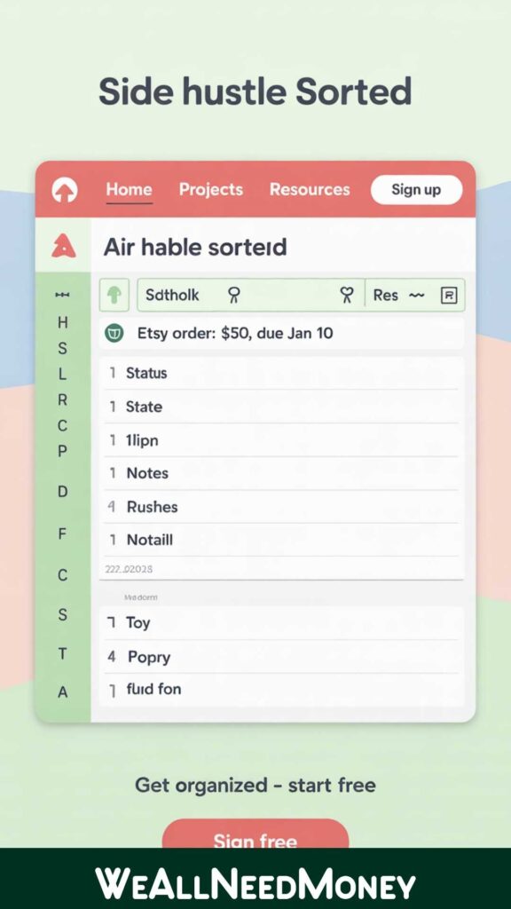 Airtable for side hustle tools and family budget management 2025
