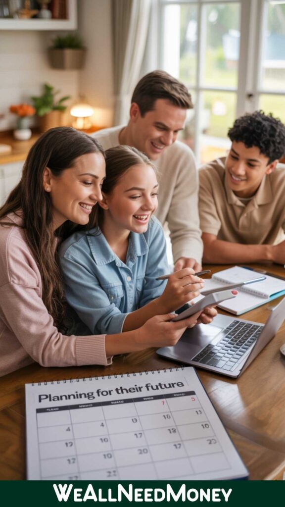 Family budgeting for college savings