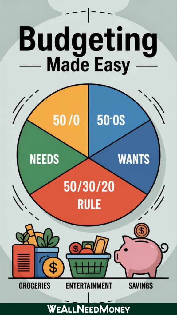 50 30 20 budget rule for budgeting strategy freelancers