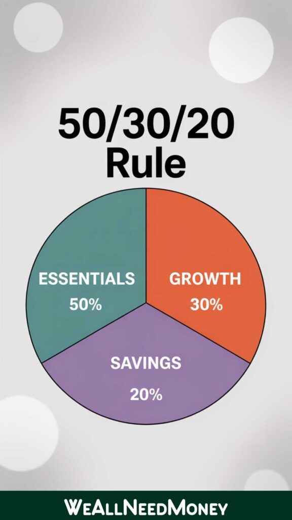 50 30 20 rule for business in small business budgeting