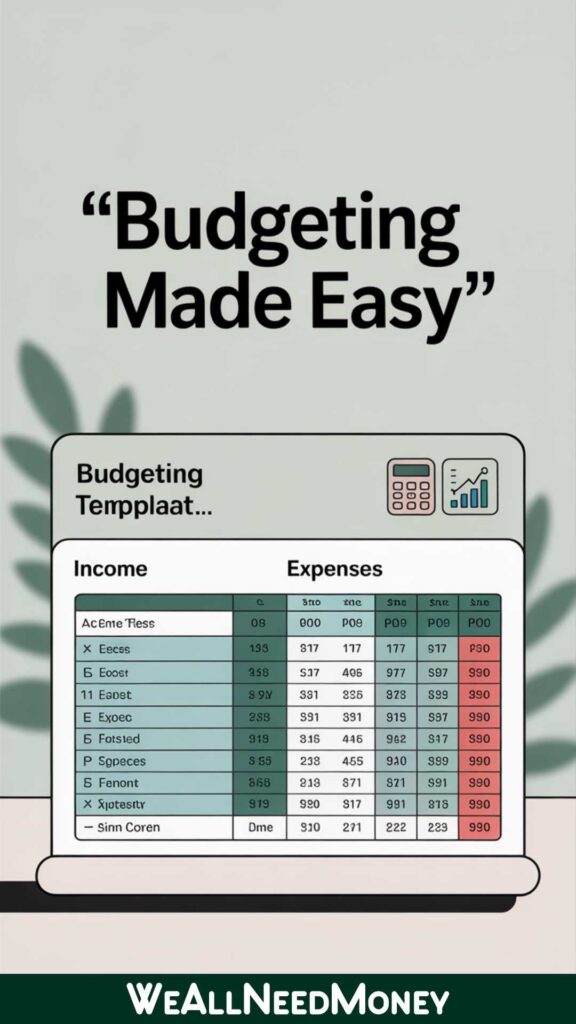 small business budgeting template for saving money