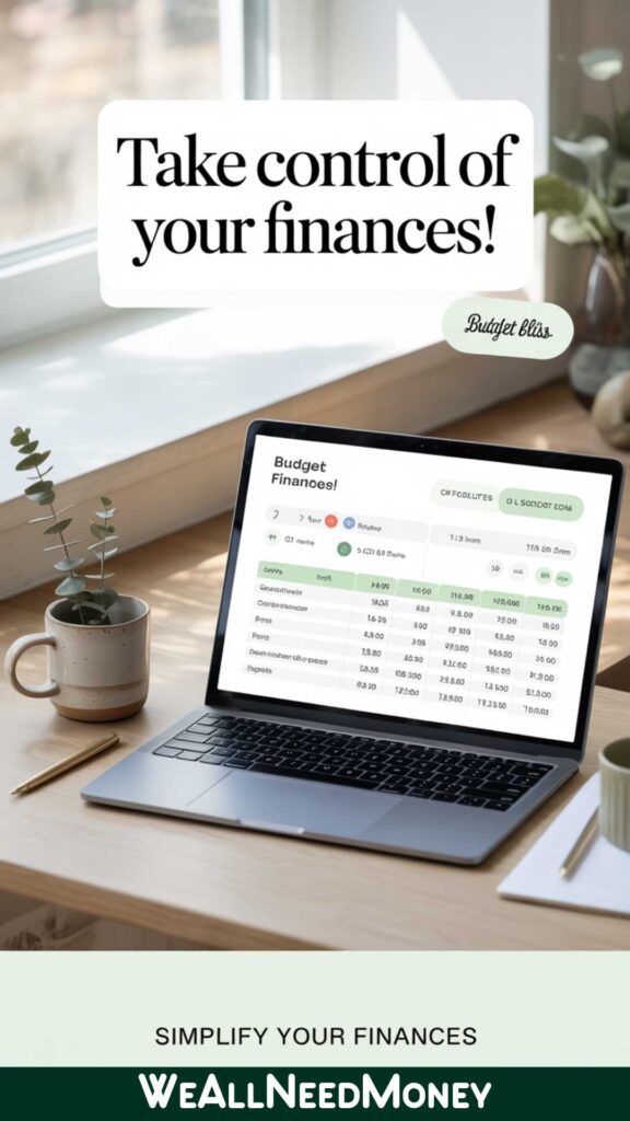 create a budget and take control of your finances