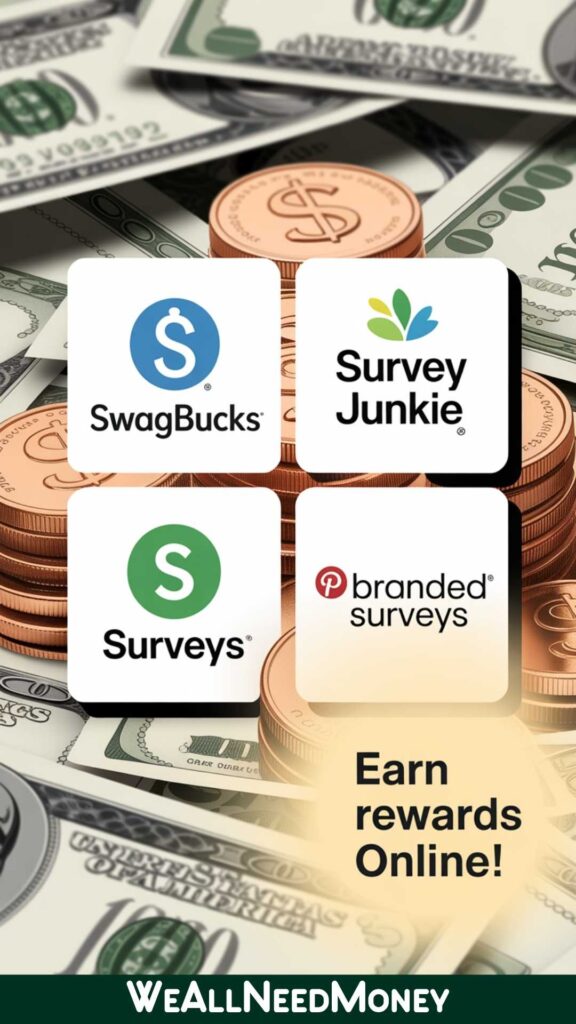 best online survey side hustle platforms Swagbucks Survey Junkie Branded Surveys