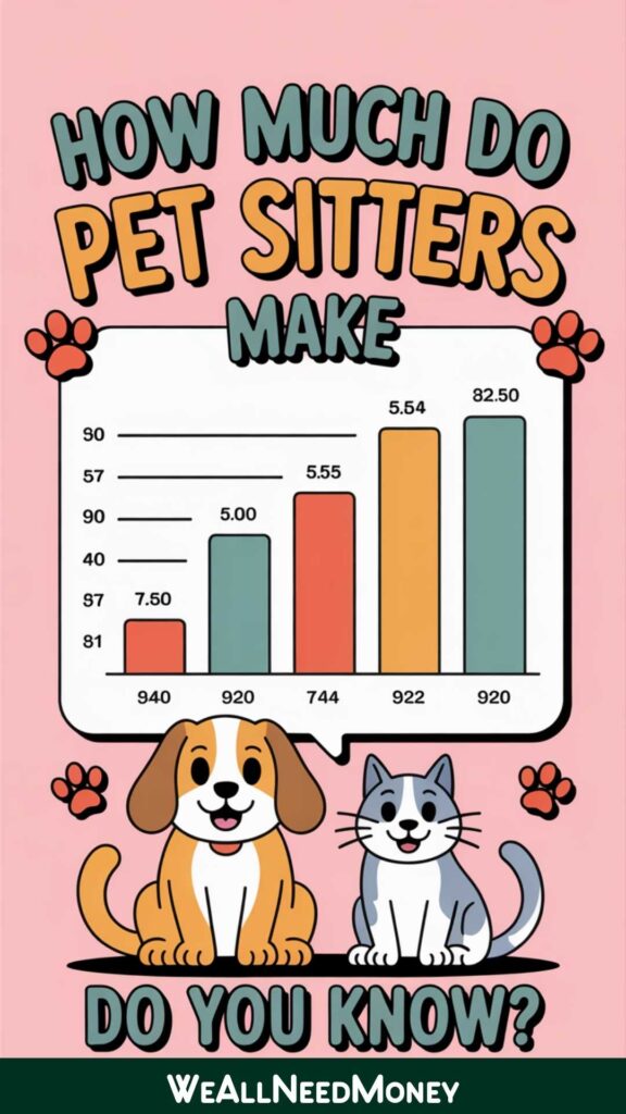 how much do pet sitters make chart