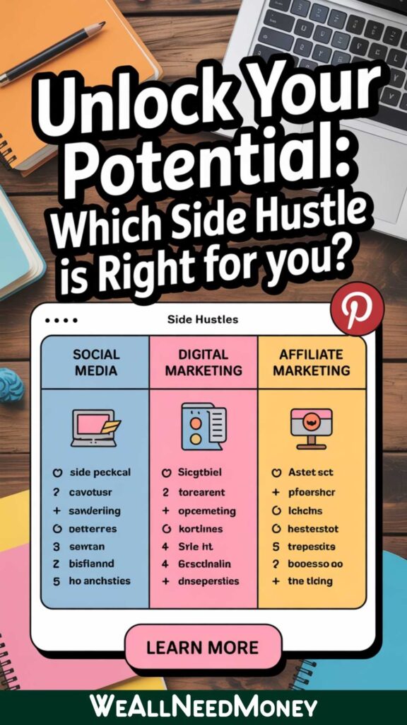 highest paying side hustle comparison including social media management