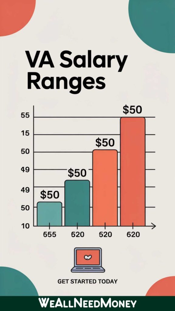 virtual assistant salary expectations 2025