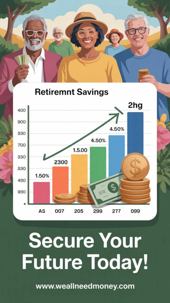 retirement savings by age chart for save for retirement beginners