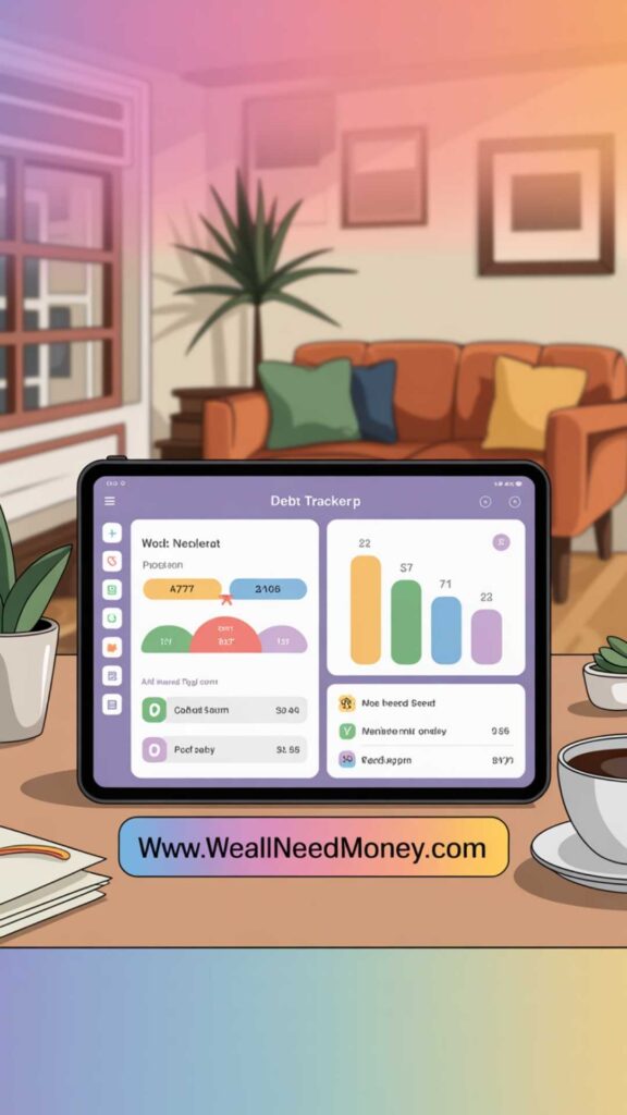 paying off debt tracker for tracking financial progress