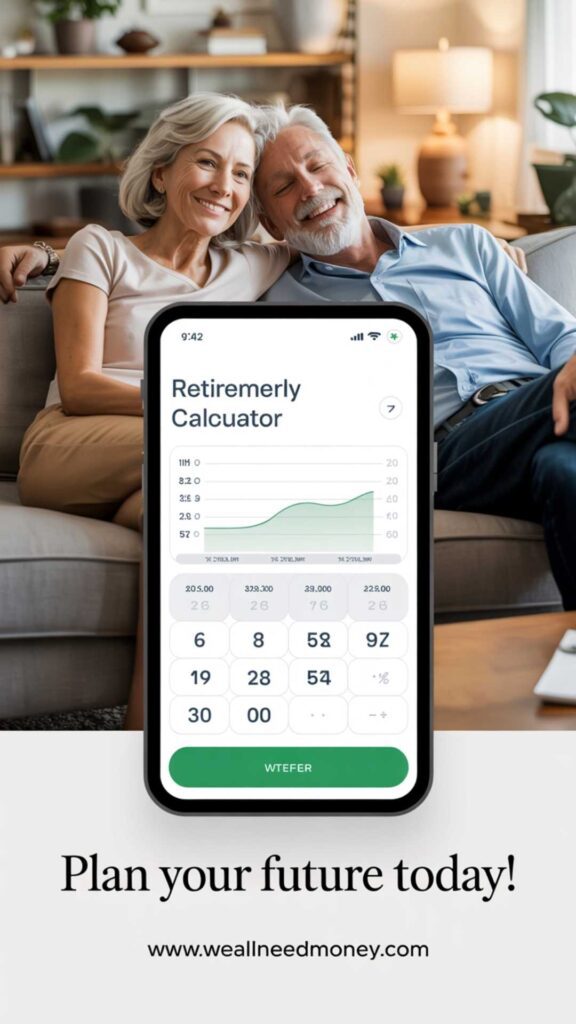 save for retirement calculator online for beginners