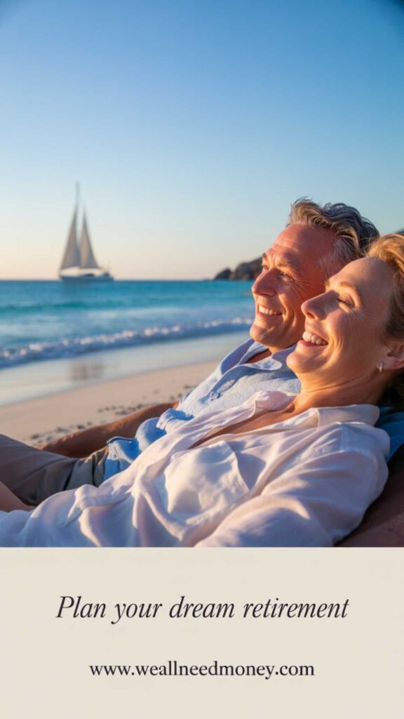save for retirement beginners beach retirement dream